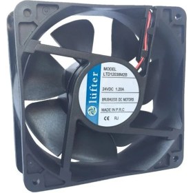 Resim Lüfter 120X120X38MM 24V 1.20A Rulmanlı Kare Fan 