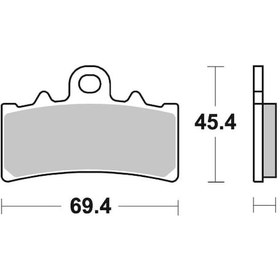 Resim Bmw G 310 Gs Abs 310 Brakıng Ön Fren Balatası 2017 952Cm55 