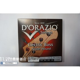 Resim Dorazio Set 410/A 4 Tel Bas Gitar Teli Seti-40-100 