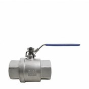 Resim Truevalve 304 Kalite Paslanmaz Küresel Vana Dişli Bağlantılı Manuel Kol Kontrollü Ölçü - 2" 