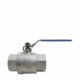 Resim Truevalve 304 Kalite Paslanmaz Küresel Vana Dişli Bağlantılı Manuel Kol Kontrollü Ölçü - 2" 