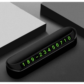 Resim Genel Markalar Fosforlu Acılır Kapanabilir Numaratör Ön Torpido Üstü Telefon Numarası Göstergesi Araba 