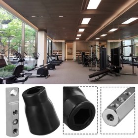 Resim Janet Skiffer Ağır Hizmet Spor Pulley Makinesi Kablo Bağlantısı - Sağlam Çelik Tel Kablo Uç Adaptörü Ev ve Ticari Fitness Ekipmanları için, Darbe Dayanıklı Top Durdurucu, Yüksek Kaliteli Kablo Yönetimi Çözümü, Pil Gerektirmez, Dayanıklı Kablo Yönetimi|Şık Siyah Kaplama|Dayanıklı Yapı, Kablo Yönetimi Organizatörü, Kablo Yönetimi Organizatörleri 