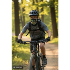 Resim Bear & Pear Zombie Buff Boyunluk Bandana Maske Rüzgarlık Motorcu Bisikletci Bafı 