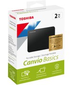 Resim 2tb Canvio Basics 2.5" Usb3.2 Gen1 + Type-c Adaptör Hdtb420ek3ab Harici Harddisk 