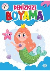 Resim Sevimli Denizkızı Boyama 