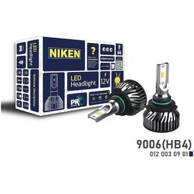 Resim 9006 Led Xenon Far Aydınlatma Seti Şimşek Etkili Niken Pro 6400Lm 