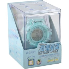 Resim Fybang Gençler ve ortaokul öğrencileri için şeffaf saat, zamanlama ışıklı unisex su geçirmez saat (Yurt Dışından) 