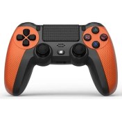 Resim Papajack Turuncu-Kablosuz Denetleyici Ps4 Gamepad Için Ps4 Komut El Joystick Playstation 4 Için Uzaktan Kumanda Oyun Pedi LED Işık Burcu (Yurt Dışından) 