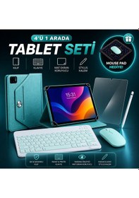 Resim Poco Pad X1 11.2" Uyumlu 4 Lü Tablet Seti Klavye + Kılıf + Kalem 