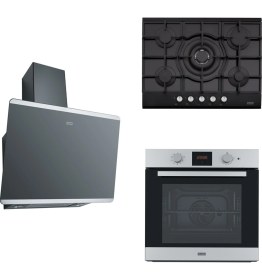 Resim Franke Fpj 615 V Bk/ss Davlumbaz Fhng 705 4g Tc Bk C Ocak Fsl 86 H Xs Fırın Inox-Siyah Ankastre Set 