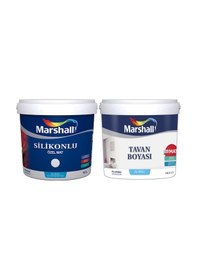 Resim Marshall Özel Mat Duvar Boyası 15Lt=20Kg+Silikonlu-Tam Silinebili (280416038) 