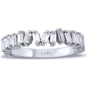 Resim Lova Baget Pırlanta Zinciriye Yüzük - 1040298 