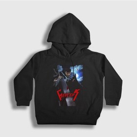 Resim Presmono Unisex Çocuk Night Anime Berserk Kapüşonlu Sweatshirt 