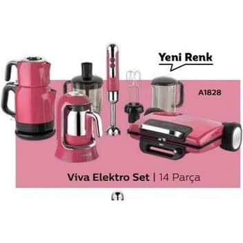 Korkmaz A1828 Viva 4'Lü 14 Parça Elektrikli Çeyiz Seti
