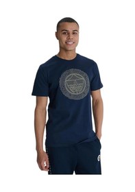 Resim Fenerbahçe Erkek Tribün Nakışlı Logolu T-shirt Lazer Ahşap Kutu Lacivert 