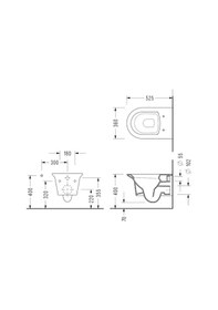 Resim Serel Purity Asma Klozet Kapak Hariç Pr10ads110h 