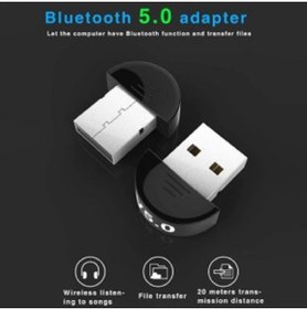 Resim Derwell Usb Bluetooth 5.1 Doungle V5.1 Usb Bluetooth Adaptörü Alıcı Verici Mini Kablosuz Bluetooth 