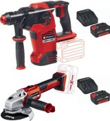 Resim Einhell Herocco 36/28 Kırıcı Delici Axxio 125mm Avuç Taşlama 2x4.0ah Akülü Kömürsüz Set 