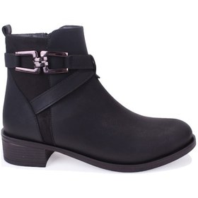 Resim Dagoster Dza07-6822163 Siyah Günlük Düz Topuk Kadın Bot Siyah 