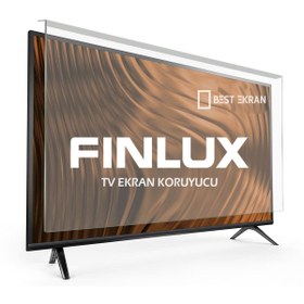 Resim Bestekran Finlux 32" Inç 81 Ekran Tv Ekran Koruyucu Şeffaf Paneli 