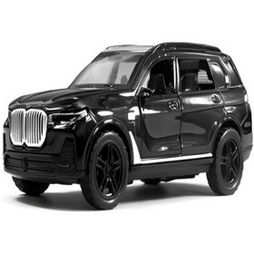 Resim NessiWorld Şeffaf Kutuda Metal BMW X7 Araba 