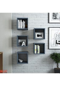 Resim Variant Variant Box Duvar Rafı - Mavi 