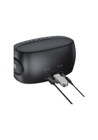 Resim Soaiy K1 Taşınabilir Kablosuz Bluetooth Hoparlör Işıklı Ses Bombası - FM Radyo & USB & Hafıza Kartı - ZORE-219178 