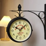 Resim Xixi Shop Modern Minimalist Mermer Dokulu Sessiz Kara Duvar Saati (Yurt Dışından) 