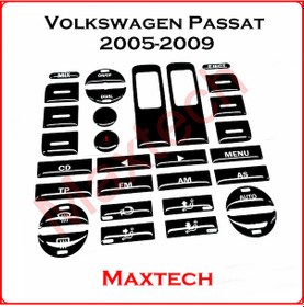 Resim Volkswagen Passat Teyp Tuş Takımı Pianoblack 2005-2009 