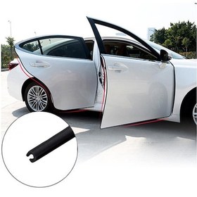 Resim Siyah Kapı Koruma Fitili 5 Metre Kapı Çarpma Çizilme Önleyici 