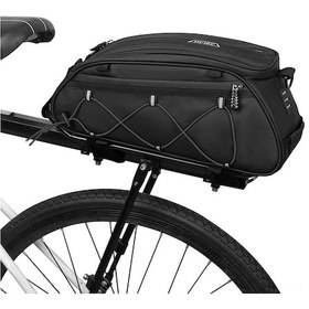 Resim Ranyeek Bisiklet Bagaj Çantası Gri - 36.5cm Polyester Malzeme - 420g Hafif Tasarım Gri 