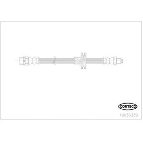 Resim CORTECO 19031638 Fren Hortumu Ön Bmw 5 520 D 01- 555Mm 