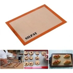 Resim Silikon Silpat Yanmaz Yapışmaz Pişirme Matı 