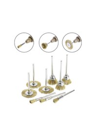 Resim Venoa Vp3090 Mikro Prinç Pimli Sert Fırça Seti 9 Parça 