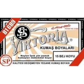 Resim 15 Koyu Bej Renk Kumaş Boyası Viktoria 