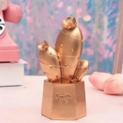 Resim Kendi Markanız® LED Işıklı Sevimli Kaktüs Dekoratif Masa Lambası Mini Biblo Gece Lambası Gold 