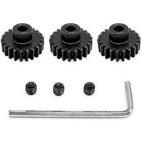 Resim Uzaktan Kumandalı Araba Vitesi M1.5 Modül 8.0 İç Delik Krom Çelik 11-30t Motor Vitesi 3 Set Siyah Dahil 