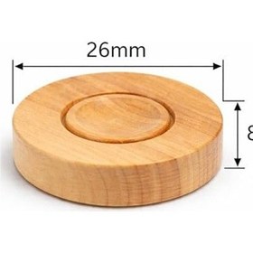Resim Star Ahşap Tavla Pulları 26x8mm %100 Doğal Ahşap, 30 Adet 15 Krem & 15 Siyah , Pürüzsüz Yüzey, Dayanıklı Tavla Taşı Seti 