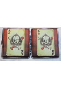 Resim Sigara Tabakası(Kısa Sigara)9.50cm/9.50cm Boyutlarında-MAÇA AS 