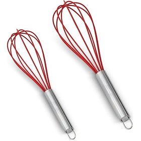 Resim Aryıldız Dailytools Silikon Çırpıcı Set Kırmızı 2 Parça Kırmızı 