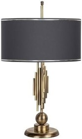 Resim vinner Marche Mka-01 Eskitme Mat Gold Metal Abajur - Krom Antrasit VNRMRCHEABJ0036 