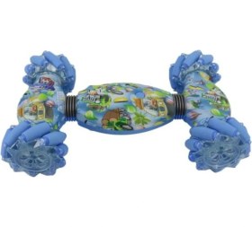 Resim Seher Oyuncak 2.4 Ghz Işıklı Şarjlı Bileklik Kontrollü Desenli Akrobat Araba Item Kod : Rq2092 Çok Renkli 