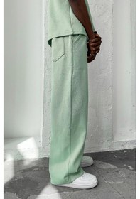 Resim Mint Yeşili Cozy Premium Basic Baggy Eşofman Mint Yeşili 