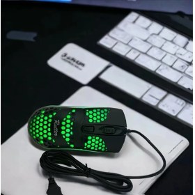 Resim Aral Mini Avm Kablolu Rgb Işıklı Oyuncu Mouse Işıklı Mouse 
