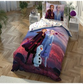 Resim Taç Disney Frozen 2 Autumn Tek Kişilik Nevresim Takımı 