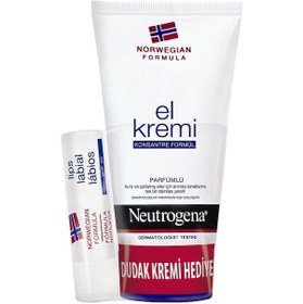 Resim Neutrogena El Kremi Parfümlü 75 ML + Dudak Kremi 5 G 