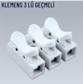 Resim 35 Adet 3 Lü Geçmeli Klemens 