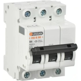 Resim Günsan Elektrik Valta Otomatik Sig. 3p 6ka B Tip 10A 
