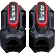 Resim Xuweiwei 2pcs Motorcycle Bumper Guards Abs Anti Drop Korumalı Siyah Red Street Scooter Bisiklet 